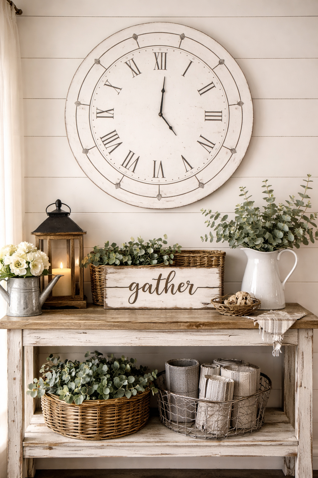 Farmhouse Clock -