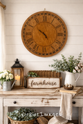 Farmhouse clock