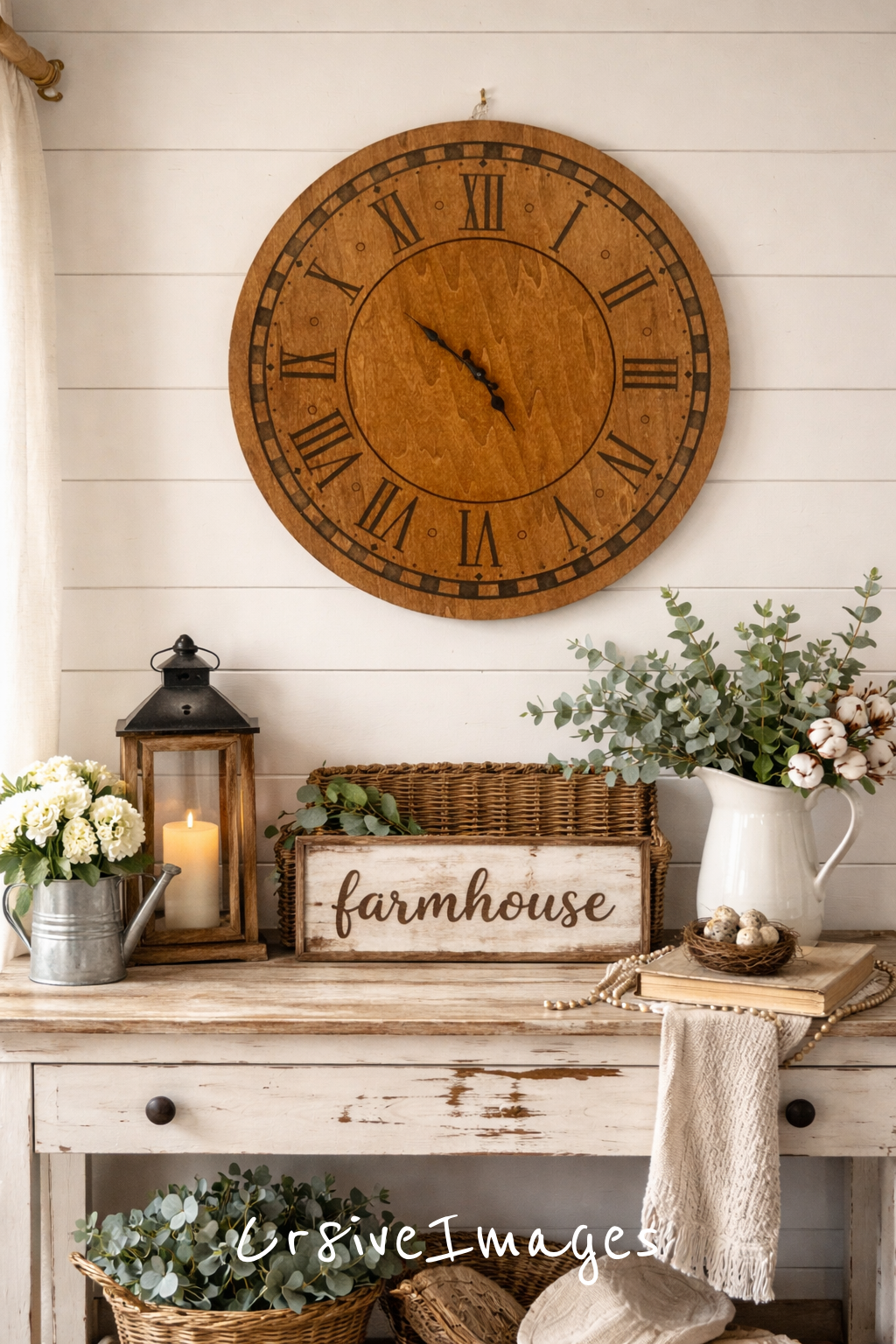 Farmhouse clock