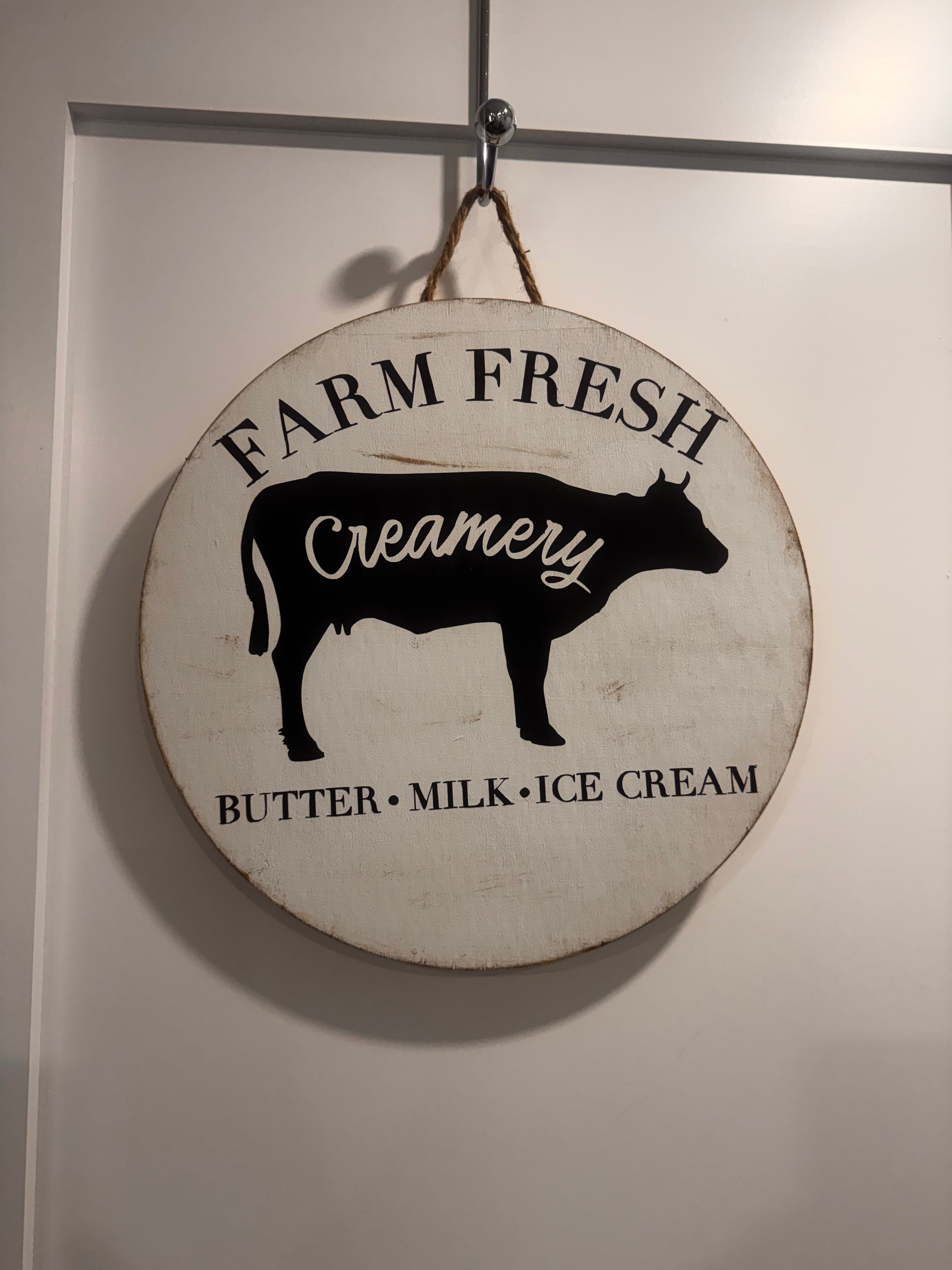 14” Farmhouse Style Round Sign