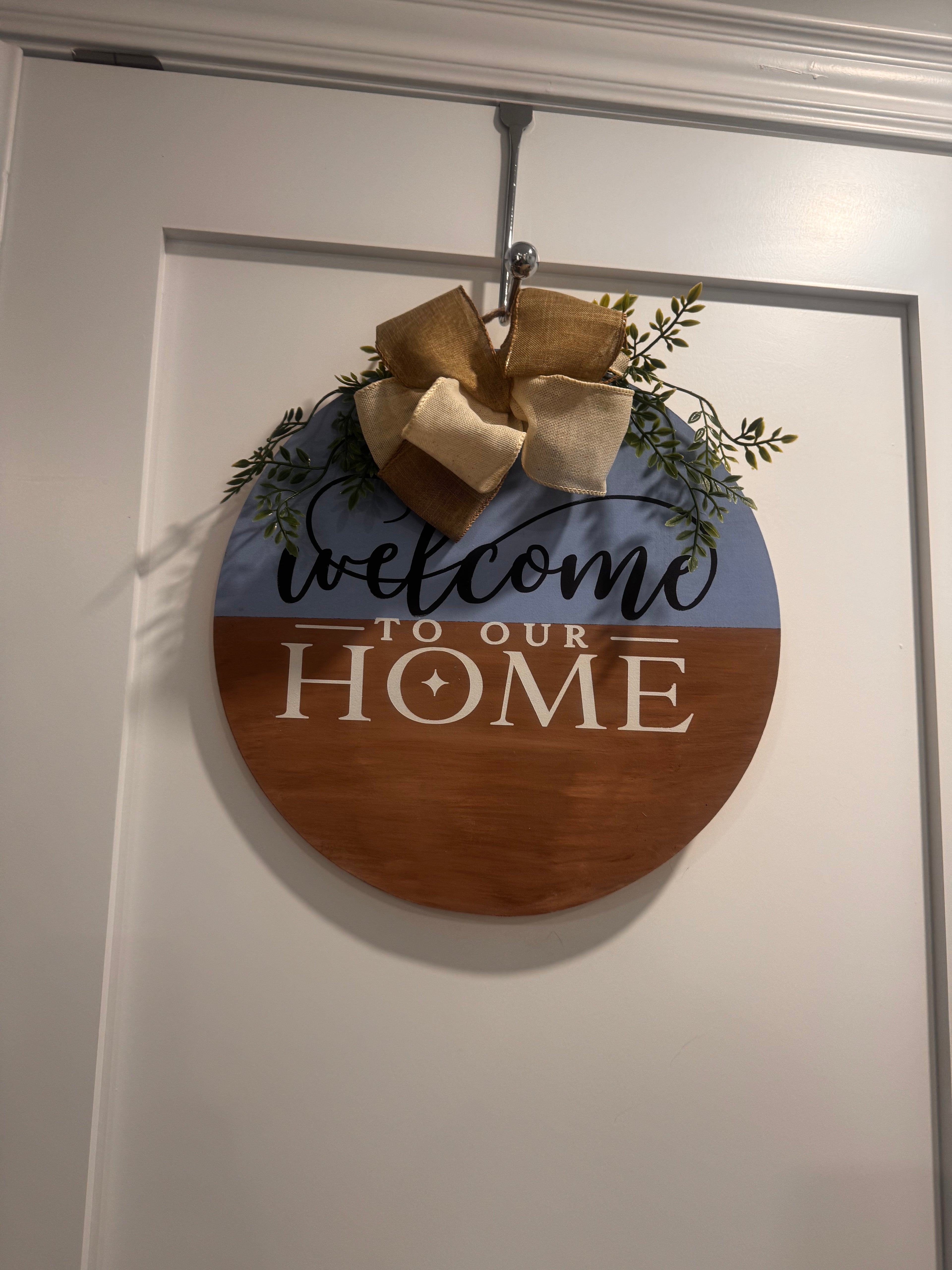 14” Welcome to our Home